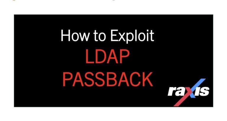 LDAP Passback