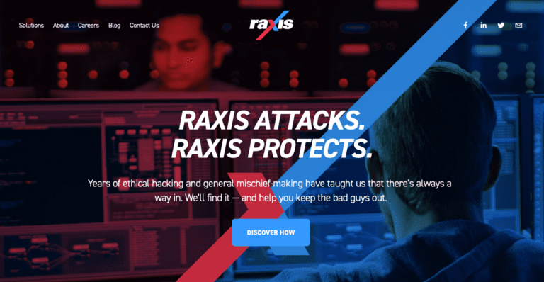 Raxis Attacks. Raxis Protects.