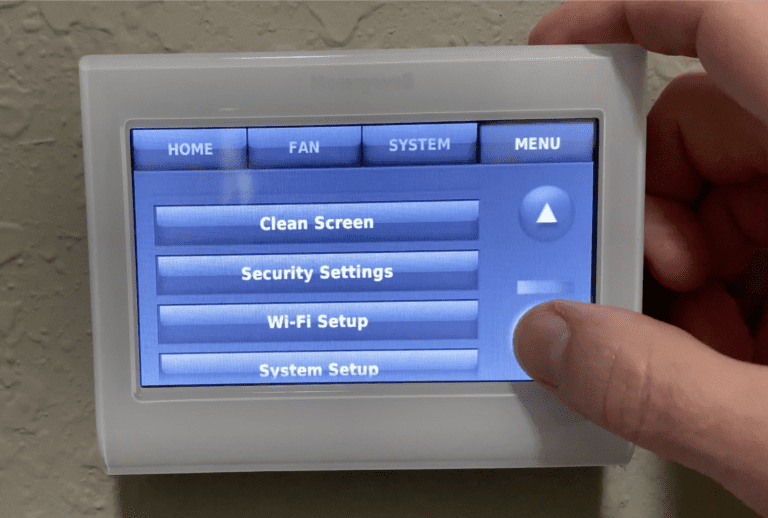 HVAC system IoT Settings