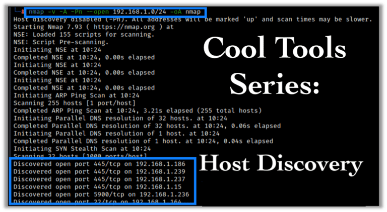 Cool Tools Series: Host Discovery